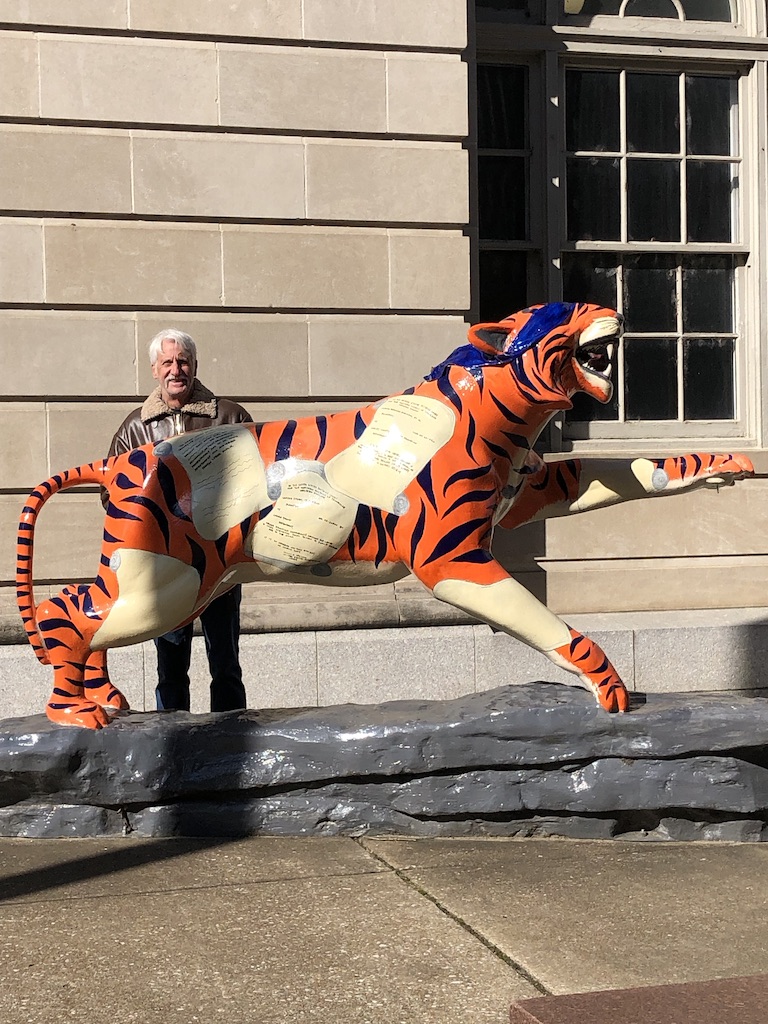 Bob with the U of M Tiger