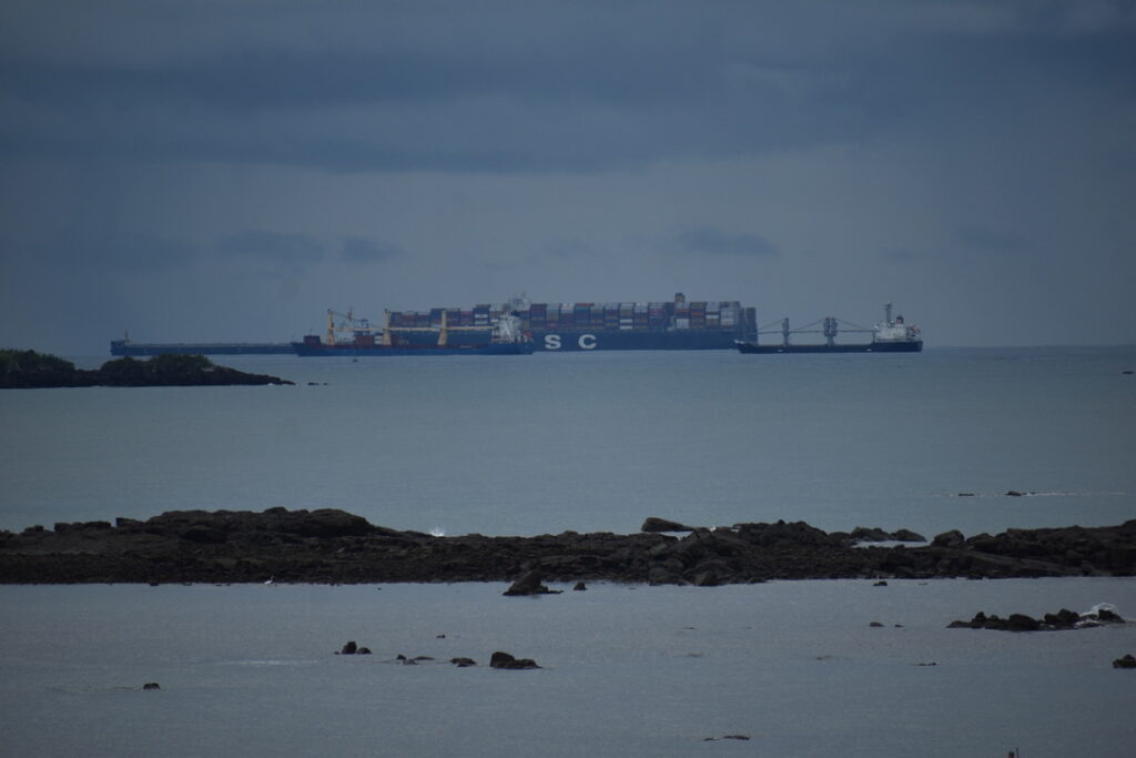 Ships in the Panama Canal